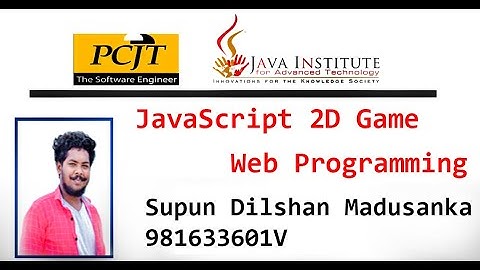 JavaScript 2D Game | Building a 2D sprites animation game |game developer