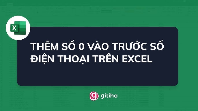 Cách thêm dấu nháy đơn trước số 0