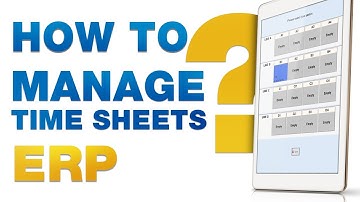 ERP Tutorial - How to Manage Timesheets? (Production Line Shop Floor)