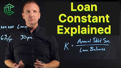 Loan Constant (Overview) 