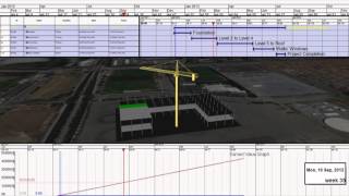 4D and 5D Construction Simulation