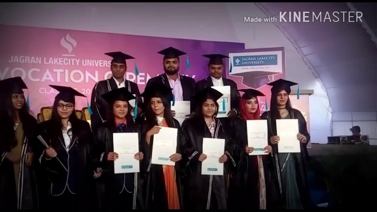 Convocation Ceremony, Jagran Lake city University, Bhopal - YouTube