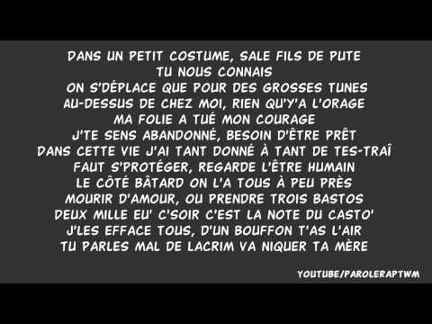 Lacrim Freestyle 1 Juin R I P R O Paroles Lyrics