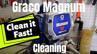 How to Clean a Paint Sprayer [Airless Paint Sprayer Cleaning Instructions] Graco Magnum X5 X7(2019) by DIY Allied 249,553 views 5 years ago 6 minutes, 20 seconds