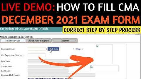 How To Fill CMA Exam Form December 2021 | CMA Exam Form Fill Up Dec 21 | CMA Exam Form For Dec 2021