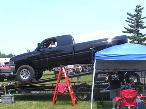 STEVEN WORCH DYNO'S HIS 1997 DODGE DIESEL TRUCK AT...