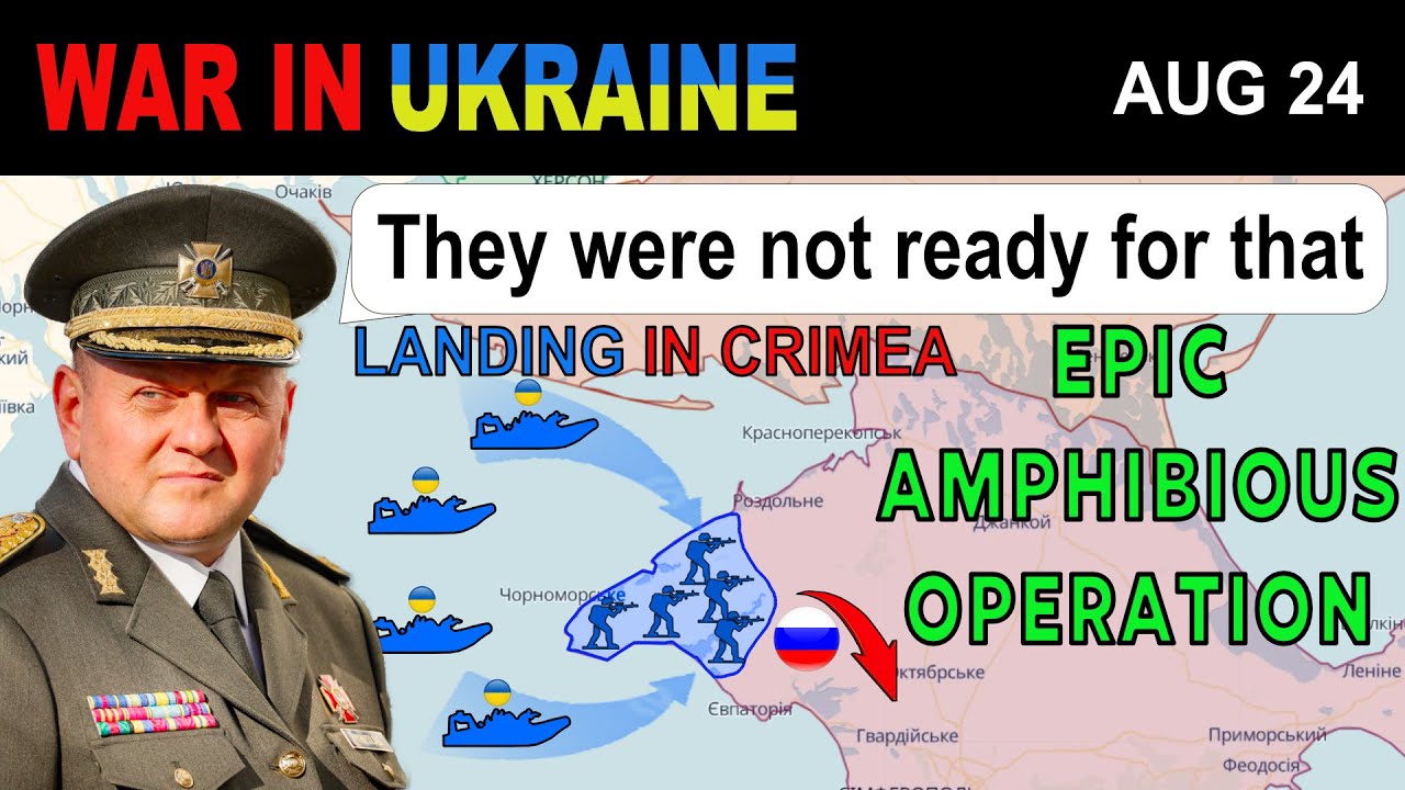 24 Aug: NIGHT AMBUSH: Half-Asleep Naked Russians Run in Panic | War in Ukraine Explained