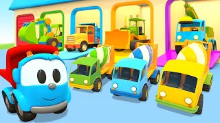 Car cartoons full episodes & car games for kids - Leo the Truck & Helper cars for kids.