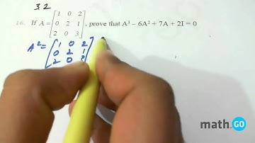 Matrices - Exercise 3.2 - Question No. 16