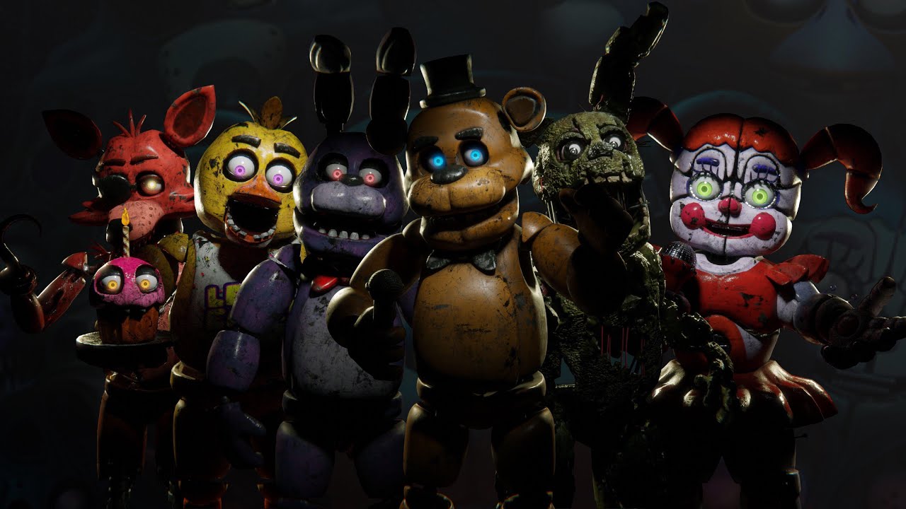 Картинки аниматроников из fnaf