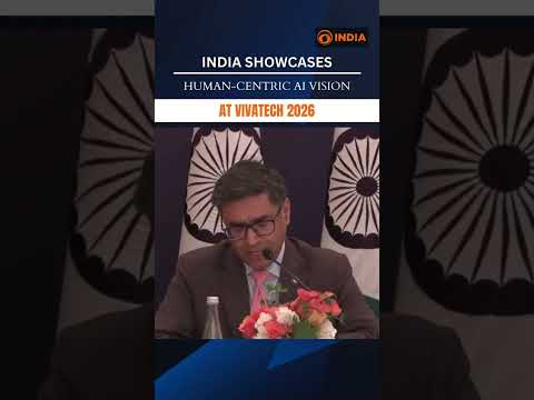 MEA Press Briefing | India showcases human-centric AI Vision at VivaTech 2026 in Paris