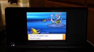 Killing a Shiny Rayquaza after 12 hours and 1597 soft resets