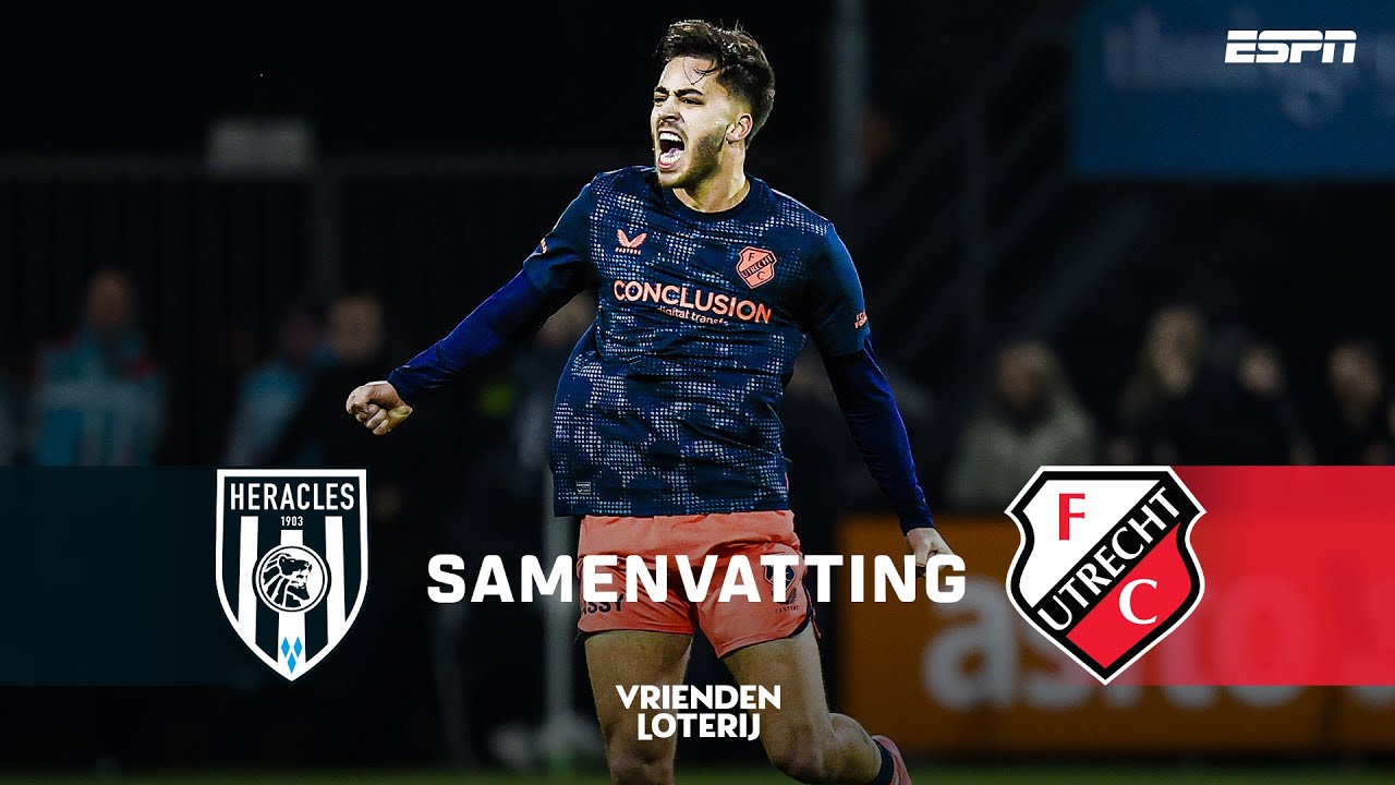 🎯 EL KAROUANI krult VRIJE TRAP FRAAI binnen in BLESSURETIJD! ⏱️ | Samenvatting Heracles - FC Utrecht