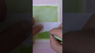 Easy oil pastel drawing - Olivia green landscape oilpastel creativeart painting art drawing