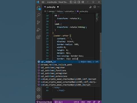 Simple Pulse Ring loader CSS || HTML CSS || Pure CSS ring spinner # ...