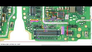 MOTOROLA MOTO ONE ACTION Lcd Light &amp; Display Problem No Graphics Black Screen Hardware Solution