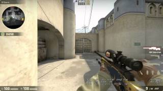 CSGO Dust2: Mid-door Wallbanging Spots