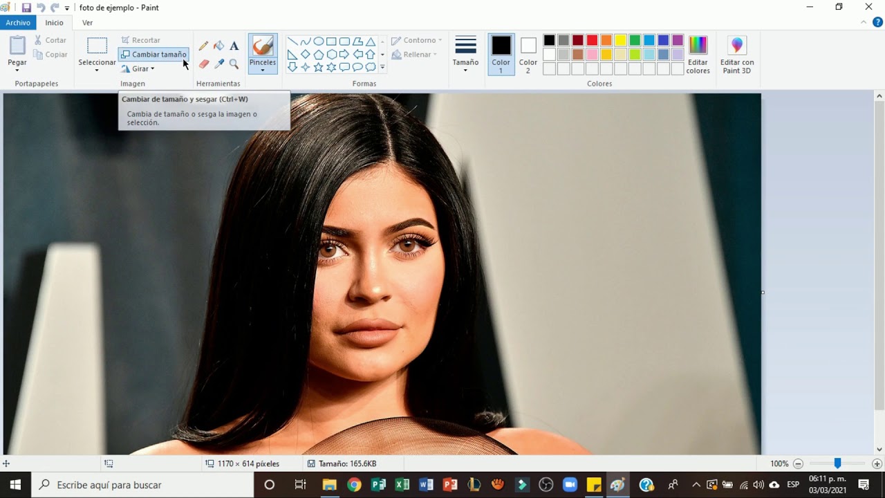 Como cambiar los pixeles de una imagen con Paint || Fácil, Rápido y Sencillo