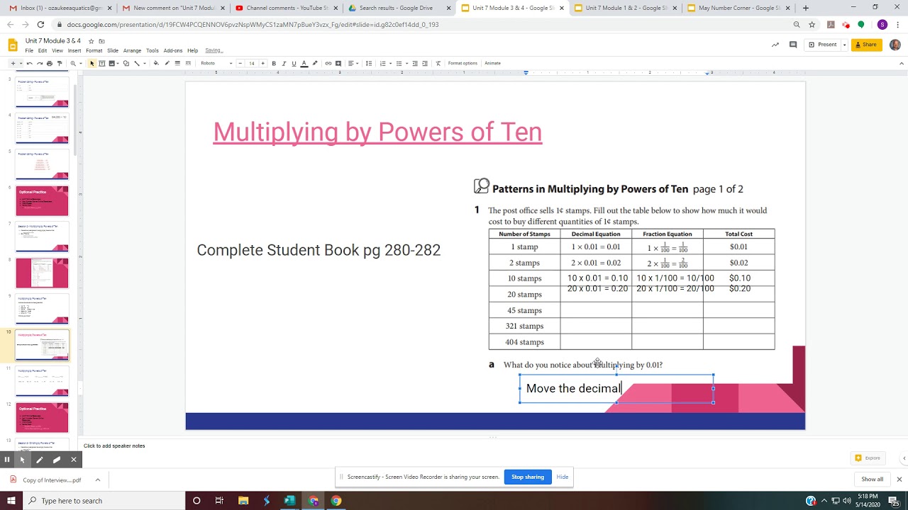 Unit 7 Module 3 Session 2 - YouTube