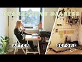 Office and work space makeover | QUARANTINE DIARIES 1 (stay home #withme )