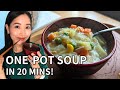 3 onepot soups in 20 mins by japanese mom