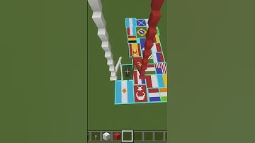 Minecraft Flag Of Bulgaria #minecraft #satisfying #shorts #bulgaria