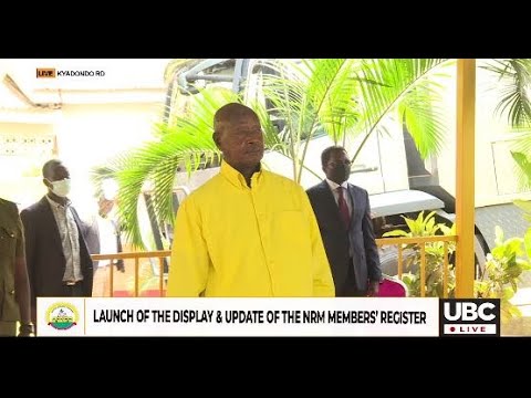 LIVE: MUSEVENI AT THE LAUNCH OF THE DISPLAY & UPDATE OF THE NRM MEMBERS REGISTER I FEB 28, 2024