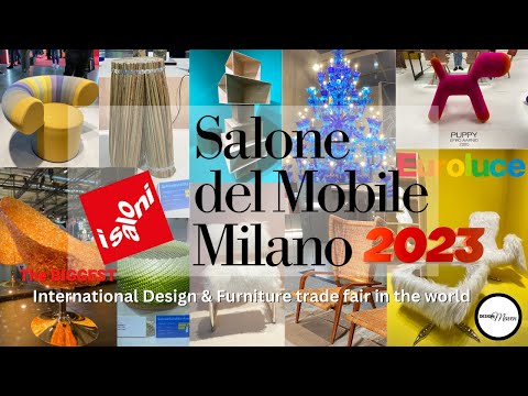 SALONE DEL MOBILE  2023 the biggest international design and furniture fair in the world.