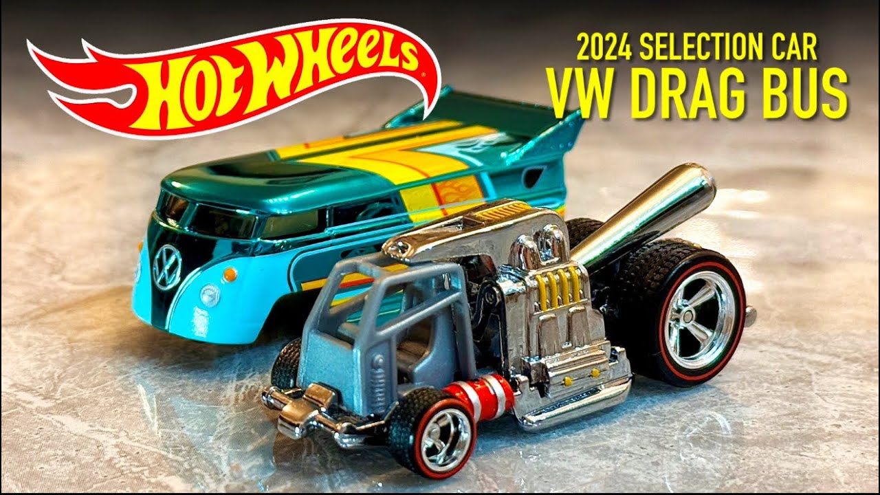 HOT WHEELS. RLC 2024 Selection Car. Volkswagen Drag Bus. 1/64
