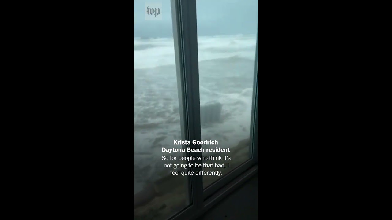 Waves swallow homes as Nicole approaches Florida