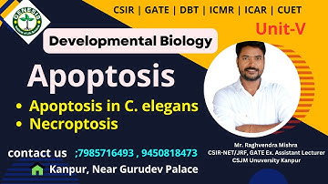 Apoptosis in C. elegans | Necroptosis | Developmental Biology | #genesis_institute