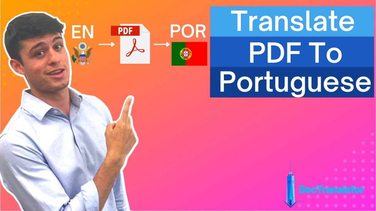 Translate Your PDF to Portuguese using DocTranslator! YouTube