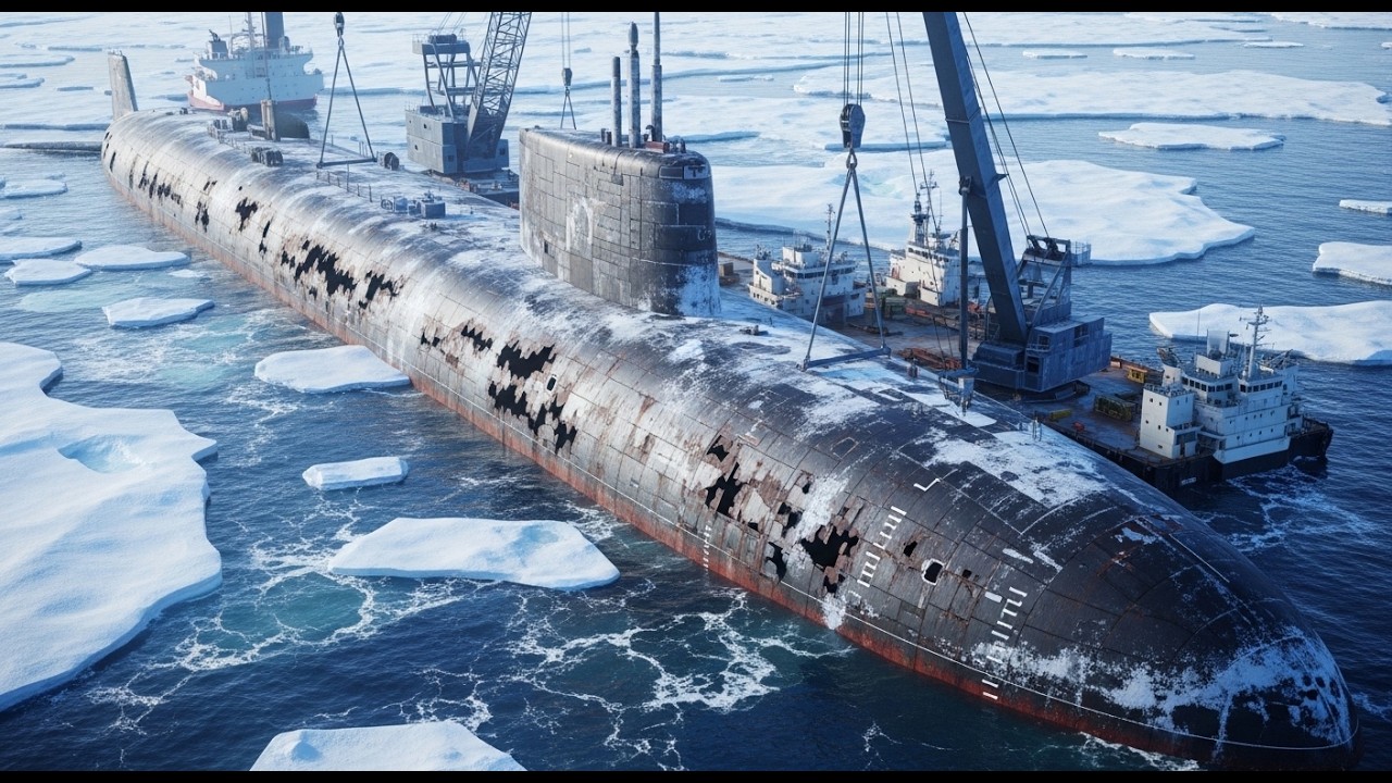 Abandoned Virginia Class Nuclear Submarine Restored | From Rusty Arctic Wreck to Legendary Sub