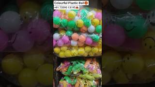 Colourful Plastic Ball available stock😍 #ball #decoration #games #kids #ytshorts #shorts