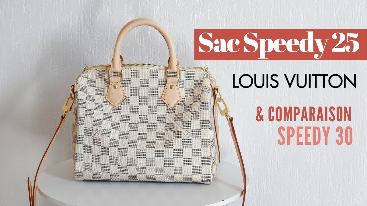 Le sac Speedy 25 LOUIS VUITTON • et comparaison Speedy 30 