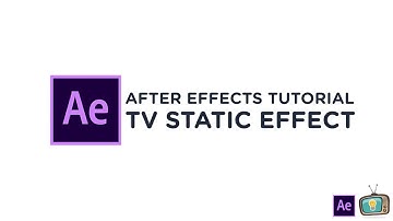 After Effects Tutorial: How to create a TV static effect