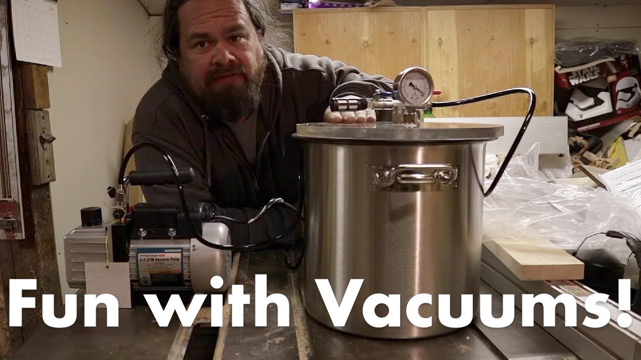 Fun with a Vacuum Chamber! Experimenting with my new vacuum pump