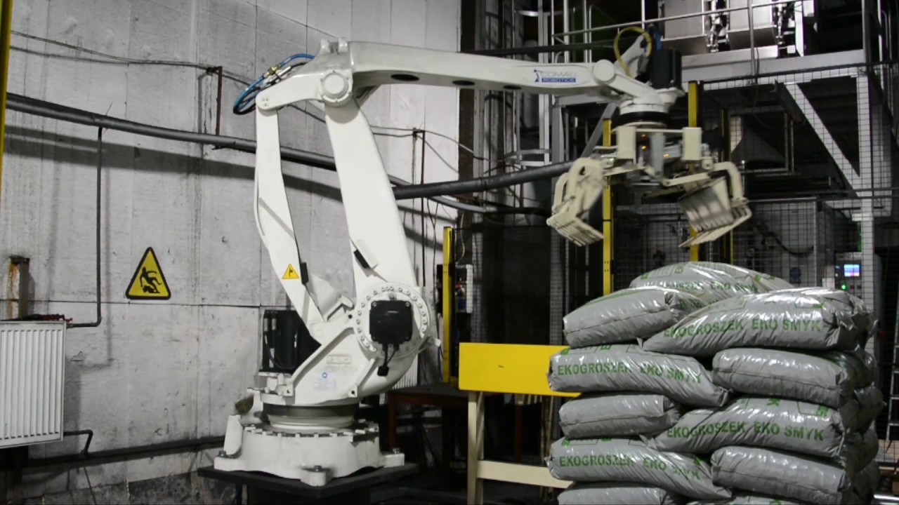 Paletyzacja worków Pyrzowice II Robotic palletizer
