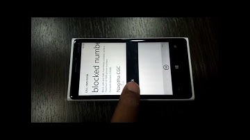 Nokia Lumia 920 - How to block / black list your caller in Lumia 920