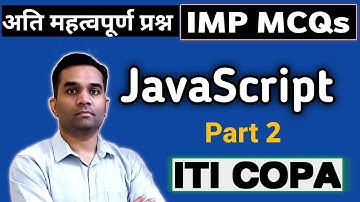 ITI Copa CBT Exam 2022 | Javascript MCQs | Part 2