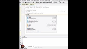 How to create a Button (widget) in Python | Tkinter | Prof Antony Vijay #shorts