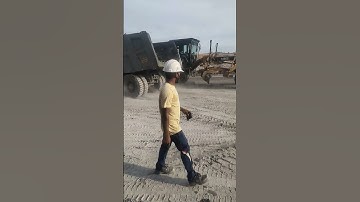 Grader machines in coal mining