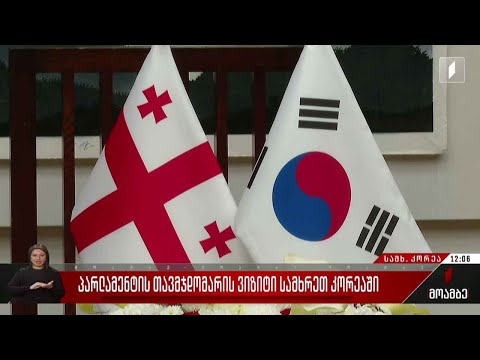 პარლამენტის თავმჯდომარის ვიზიტი სამხრეთ კორეაში