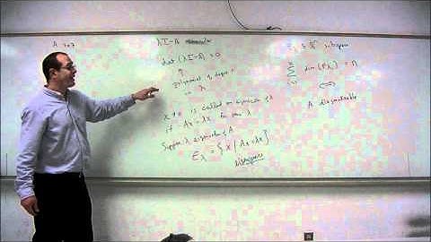 Dr. Incognito teaches math- diagonalizability