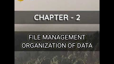 Gr 6 Computer:File Management ,Organization of Data