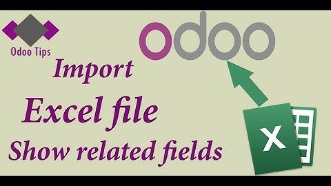 Odoo: Import data and  show related fields