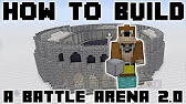 Minecraft How To Build A Huge Pvp Battle Arena With No Time Lapse Youtube