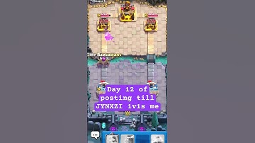 day 12 of posting till JYNXZI 1v1s me!!!!!!!!!! #1v1 #clashroyale #supercell #jynxzi