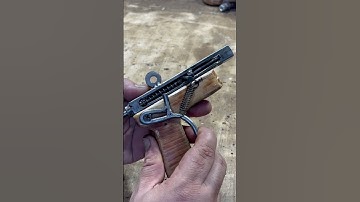 Handmade a simple trigger mechanism # Craft # DIY # Best Toy for you relaxing