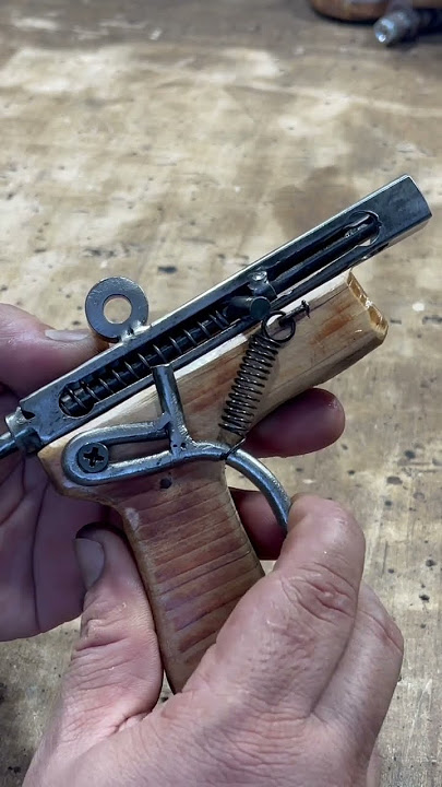 Handmade a simple trigger mechanism # Craft # DIY # Best Toy for you relaxing